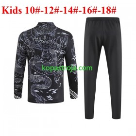 Real Madrid Dragon Barn Tränings Sweatshirtställ Svart 2023/24